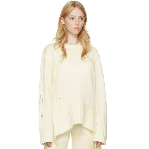 Dion Lee Distressed Cashmere Sweater, XS - Picture 2 of 16